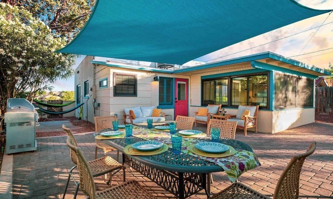 Clarkdale Cabaña | The Quail Cottage Sunny Historic Remodel+Wineries+Outdoor Living