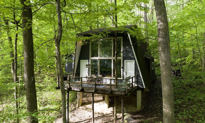 Rockbridge Cabina | The Reed - Una cabaña acogedora en el bosque