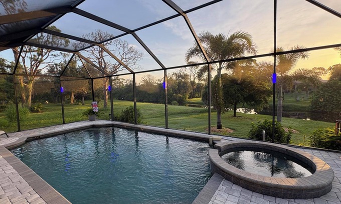 Rotonda Heights Casa | The Sanctuary - Private Pool+Spa Vacation Home - Only 5 Minutes To The Gulf Coast!