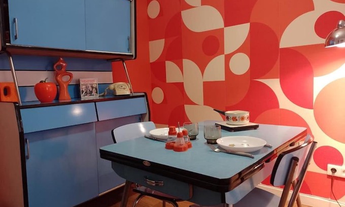 Sainte-Anne - Faubourg Noyon Apartamento | The Seventies Appart rétro (proche gare et centre ville)