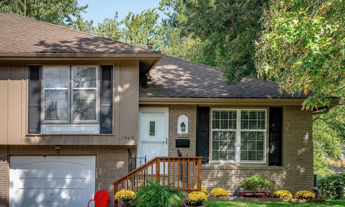 Olathe Casa | Unique Olathe Townhome (fuera de la I-35 y Santa Fe)