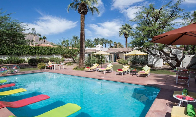 Old Las Palmas Casa | The Spanish Estate In Old Las Palmas Neighborhood! Private! Spectacular Mountain Views!