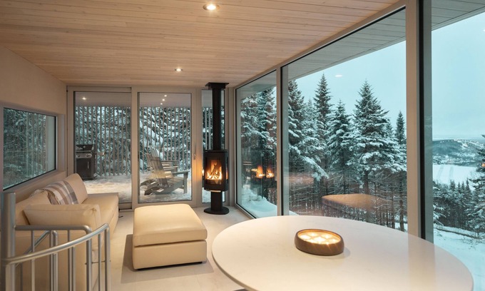Lac Beauport Chalet De Esquí | The TOPAZ - Breathtaking view near Quebec City