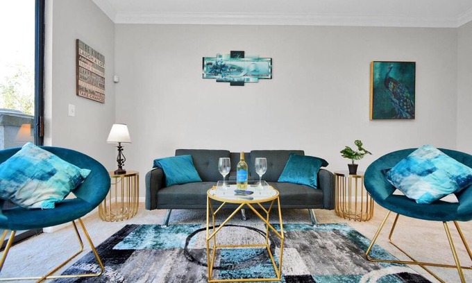Braeswood Place Apartamento | The Turquoise Suite