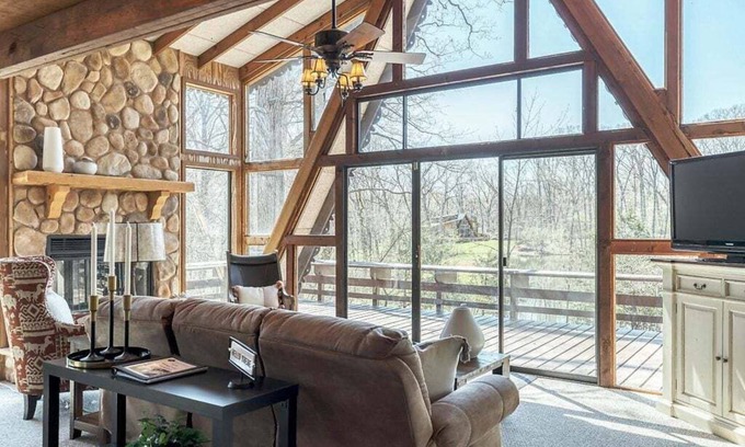 Wright City Chalet De Esquí | Wild Heron Escape Chalet