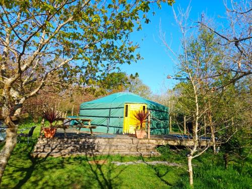 Saint Erth Praze Otro | The Yurt in Cornish woods a Glamping experience