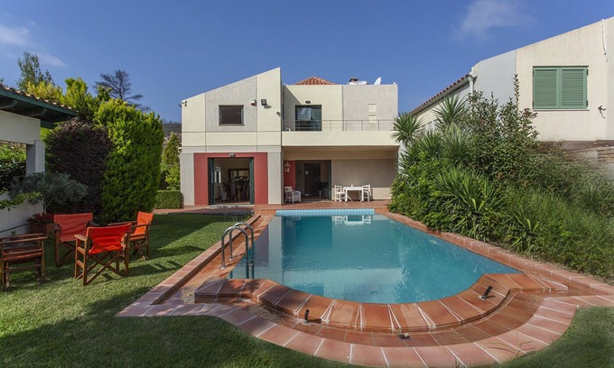 Oropos Casa | Theo Pool Villa (Magnífica vista al mar)