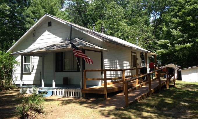 Branch Casa | Three bedroom one bath home and 3 1/2 wooded acres