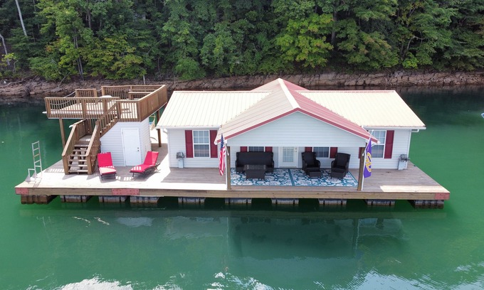 Big Creek Alquiler De Eote | Three Bedroom FLOATING Home @Froggies/ Whitman Hollow Marina.