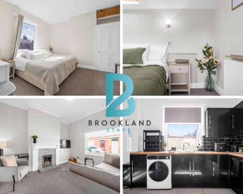 Gorton Apartamento | Three Bedroom House by Brookland Stays Serviced Accommodation Short Lets Manchester with Free WiFi