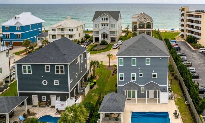 Salter Path Casa | Three Buoys - Oceanview with Private Pool