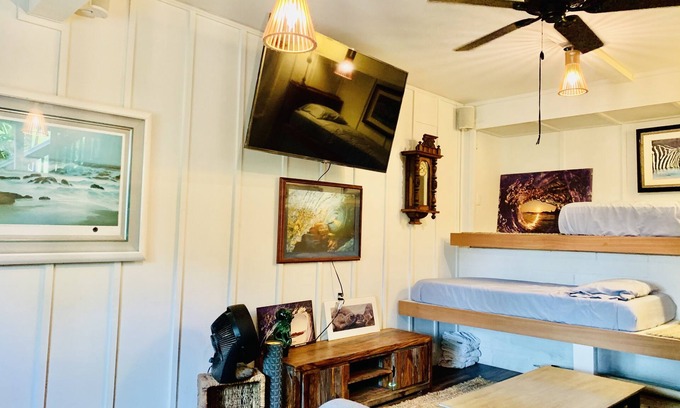 Pupukea Apartamento | Three Tables Bungalow, walking distance Waimea Bay, Three Tables, Sharks Cove