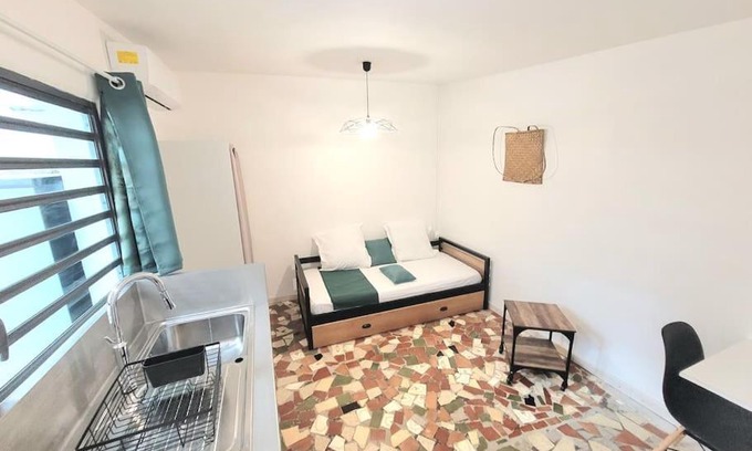 Saint-Denis Apartamento | Ti Jacques Beau Studio Hypercentre St Denis