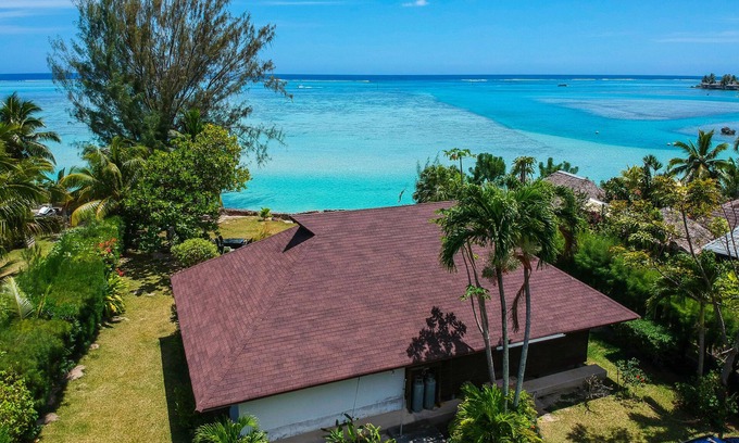 Tiahura Villa | Tiahura Beach Villa ENJOY VILLAS MOOREA, villa polinesia junto al mar