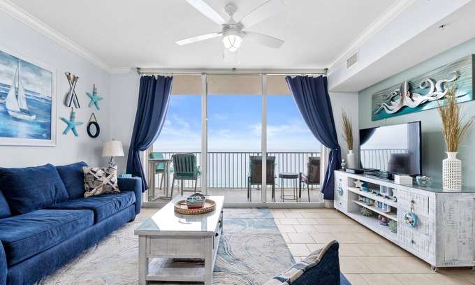 El Centro Beach Condominio | Tidewater 1012 - Beachfront, Pools, Indoor Pool, Hot Tub, West End, Free Golf