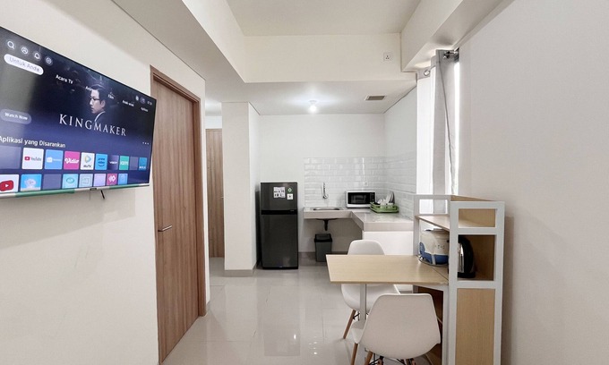 Makassar Apartamento | Tidy And Nice 1Br (No Kitchen) At Bandaraya - Tallasa City Makassar Apartment
