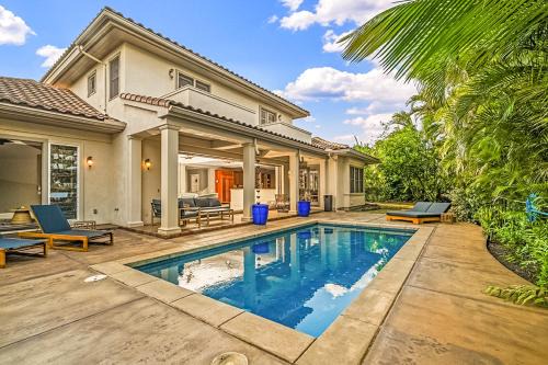 Poipu Villa | Tiki Villa In Poipu 5 Bd4bth, Pool & Ac Sleeps16