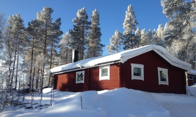 Idre Casa | Timber cottage with hot tube, sauna, boat, canoe
