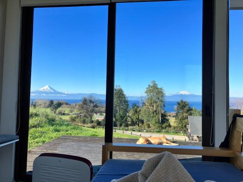 Frutillar Casa | Tiny Cabaña vista al lago y volcanes