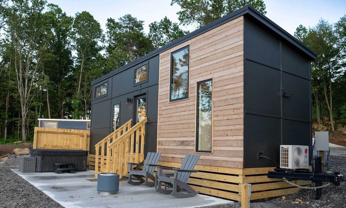 Signal Mountain Apartamento | Tiny Home on the Edge of a Mountain with Private Hot Tub