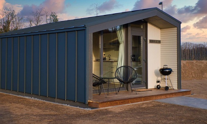 Klitten Apartamento | Tiny House Kalle #9 - Skan-park Ferienhäuser & Tiny Houses am Bärwalder See