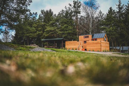 Nove Hrady Casa | Tiny house s vyhřívacím koupacím sudem