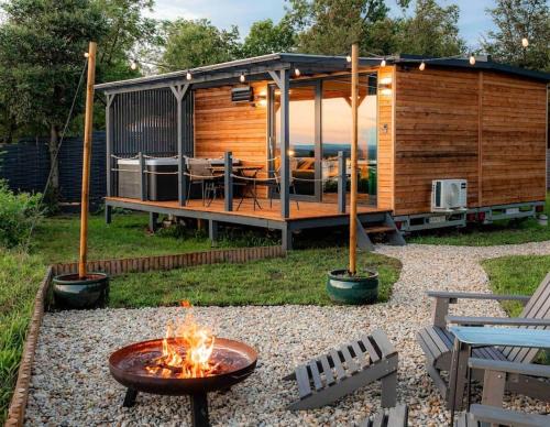 Balatonfokajar Apartamento | Tinyhouse with view to Balaton - Liliput Houses