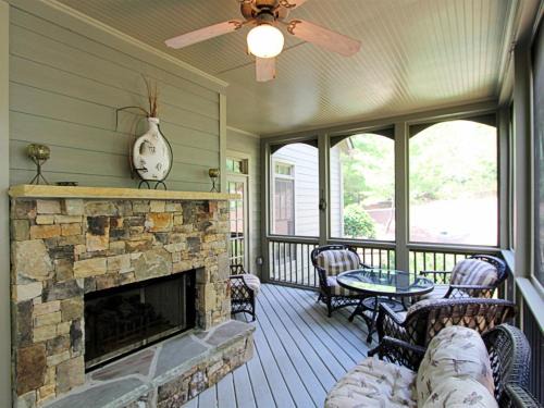 Big Canoe Casa | Tippy Canoe Lodge - Relax by the fireplace or play ping pong and foosball
