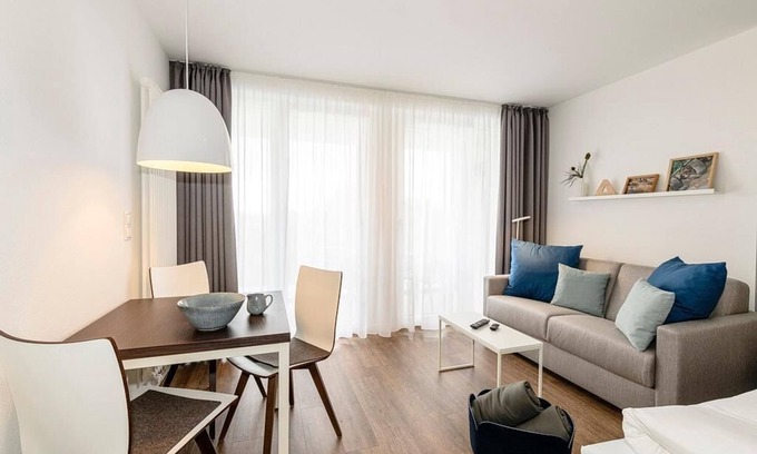 Bensersiel Apartamento | Tolles 1-zimmmer Apartment mit Balkon Inkl. Freier Schwimmbad- & Saunanutzung