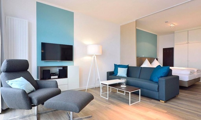 Wangerooge Apartamento | Tolles Apartment am Nordseestrand mit Direktem Meerblick, Balkon und Strandkorb!