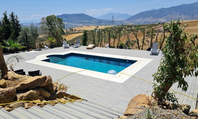Alora Apartamento | Tolles Studio "La Piscina "mit Fantastischer Aussicht auf Alora/andalusien