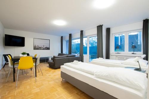 Buderich Apartamento | Tolstov Apartments - 1 , 3 and 4 Room Apartments - 20 min Messe DUS & Airport DUS