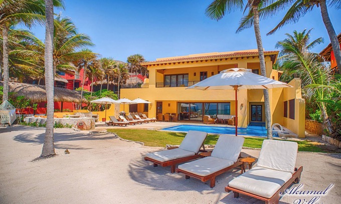 Akumal Villa | Villa Palmilla la elegancia y el buen gusto, mezclado con el hermoso océano!