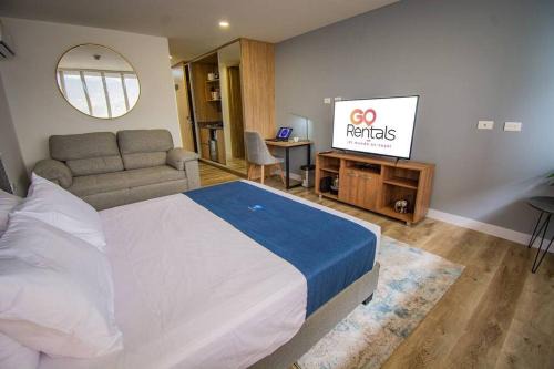 La Aguacatala Apartamento | TOP FLOOR Studio Poblado, A/C, Coworking, gym 1416