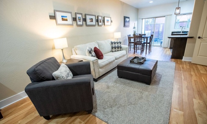 Medford Casa | Top of the line Townhome with two primary ensuite bedrooms.