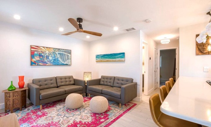New Smyrna Beach Casa | TOP RATED! Namaste Here steps to Flagler & Beach