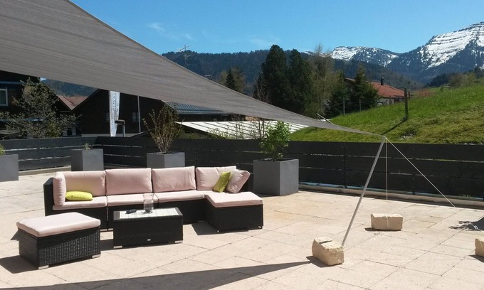 Steibis Apartamento | Top Sunspot - Apartamento de 3 habitaciones, gran terraza, Oberstaufen Plus incl.