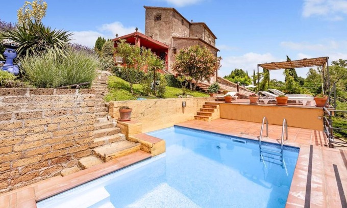 Lubriano Villa | Torre del Melograno con piscina climatizada