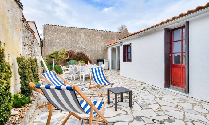Noirmoutier-en-l'Ile Chalet De Esquí | Centro ciudad - Casa para 4 con bonito patio