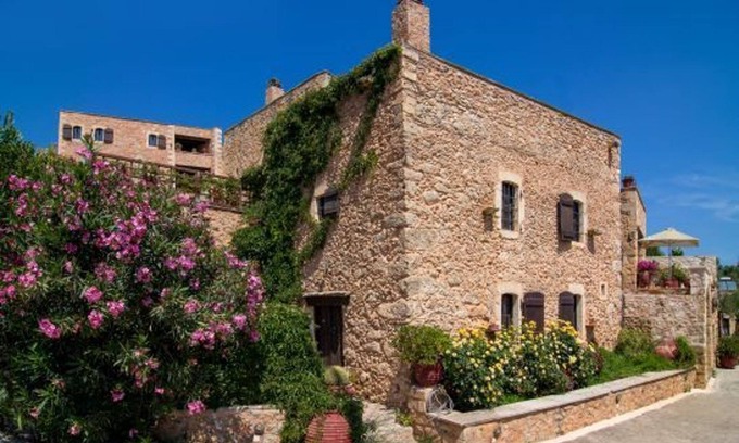 Samonas Villa | Villa tradicional de Creta | Villa Blue Mantzourana | Impresionantes vistas | 1 dormitorio | Samonas