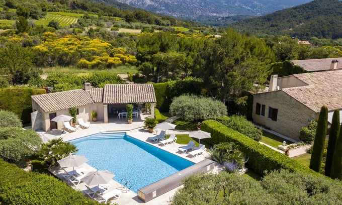 Crillon-le-Brave Otro | Hermosa casa de campo provenzal, cerca de Mont-Ventoux, piscina climatizada muy grande, WIFI