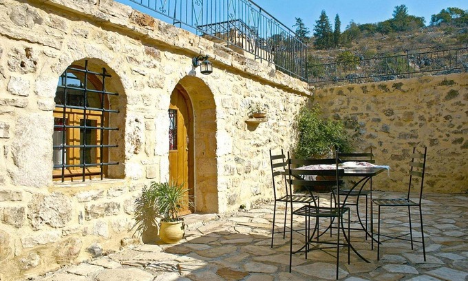 Apokoronas Casa | Casa de vacaciones en VAFes con balcón