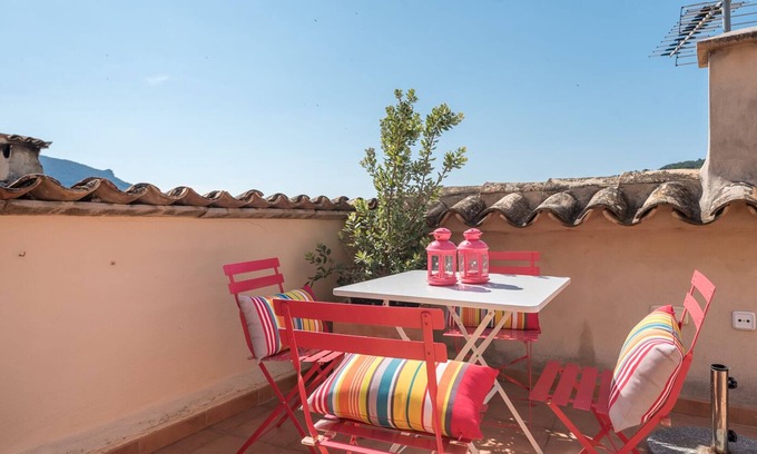 Biniaraix Casa | Casa de piedra tradicional, zona tranquila con impresionantes vistas a la montaña