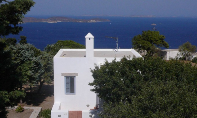 Chora Casa | Villa tradicional en Hora con vistas al mar al mar Egeo