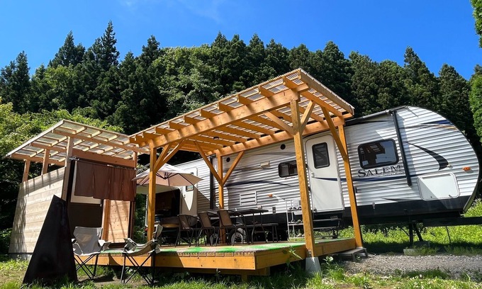 Fujikawaguchiko Alquiler De RV | Trailer House46 people plan / Minamitsuru District Yamanashi