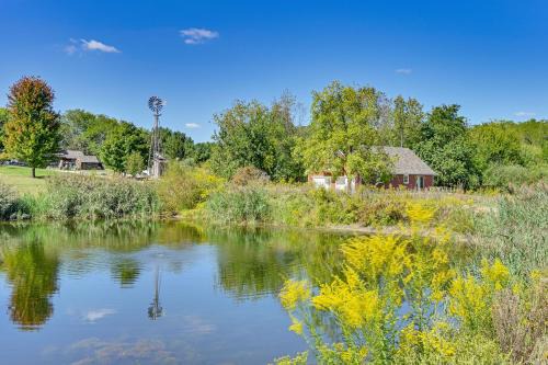 Rockfield Apartamento | Trails and Fishing Pond at Serene Delphi Getaway