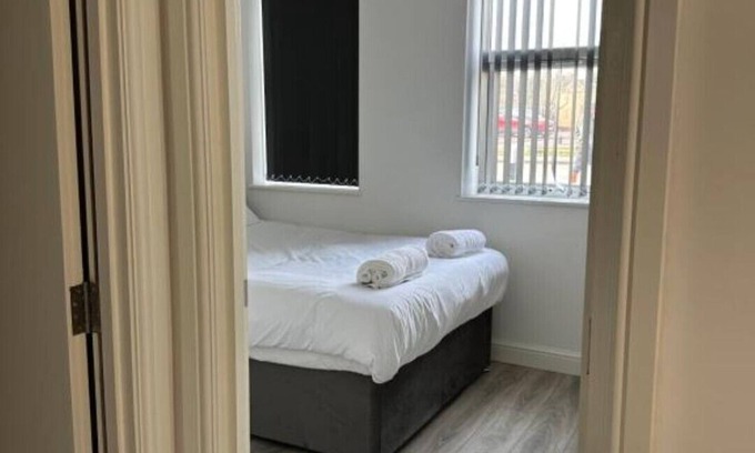 Scunthorpe Apartamento | Train Station Aparthotel - Free Wifi, Free Parking Deluxe Double Studio