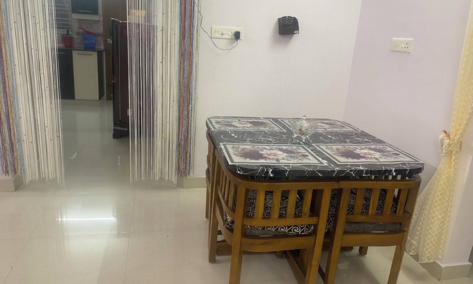 Sahakar Nagar Casa | Tranquil 2-bedroom house in Bengaluru - Fully furnished