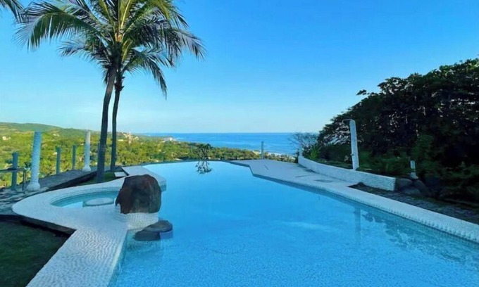 El Sunzal Casa | Pensión con vista al mar tranquila con piscina de lujo