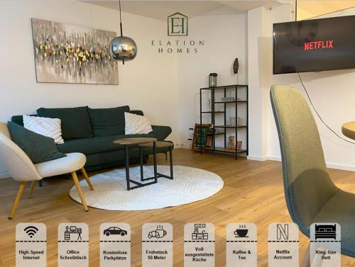 Oettingen in Bayern Apartamento | traumhafte Business & Relax Wohnung direkt im Stadtkern Oettingens by Elation Homes